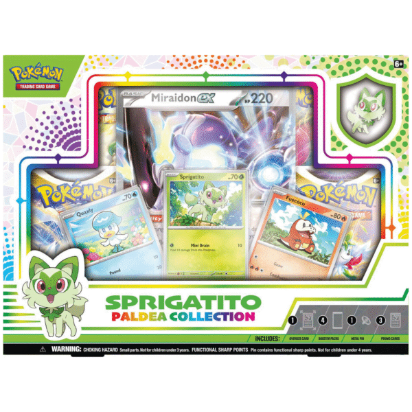 Caja Paldea - Spirigatito - Español - Cartas Pokemon Originales Tcg